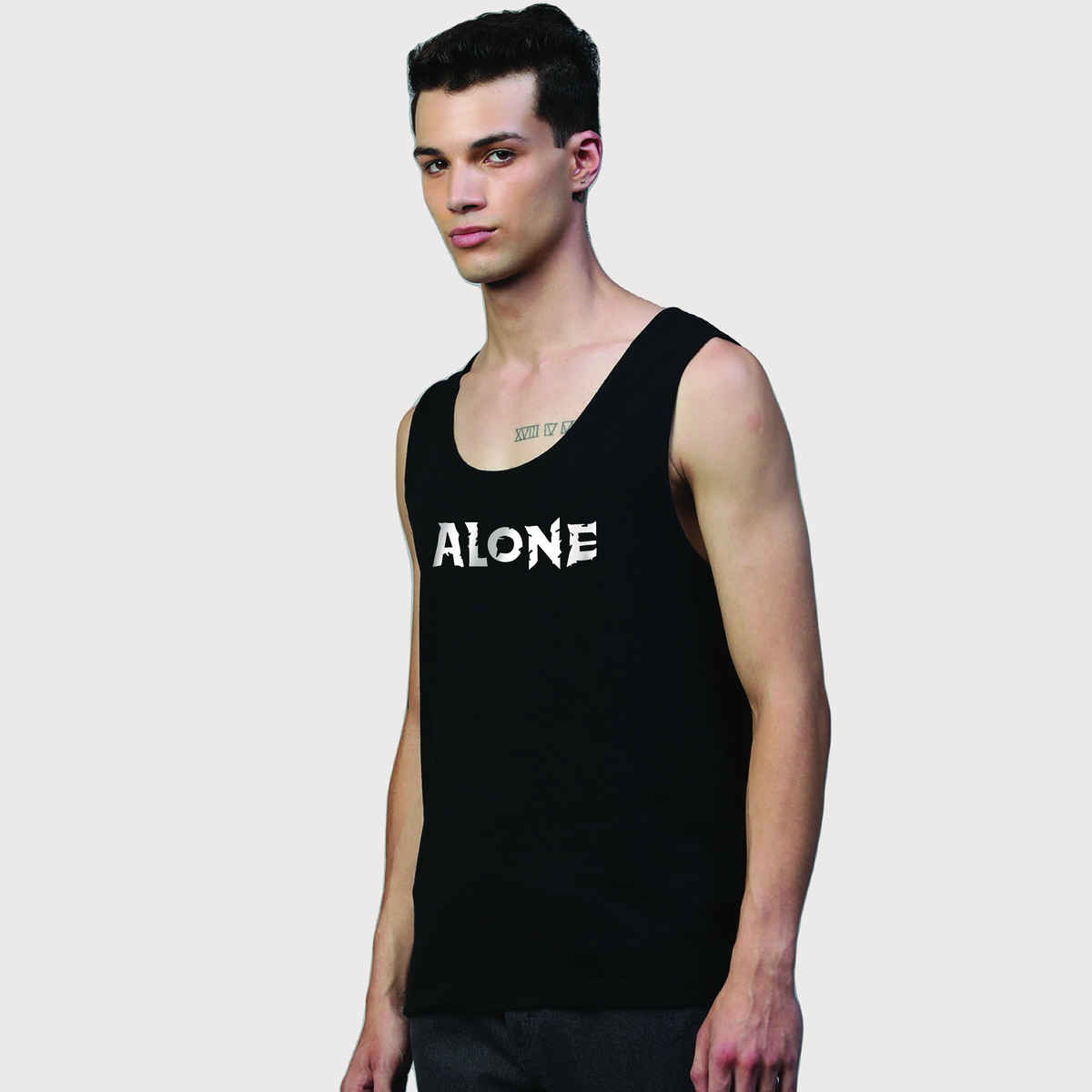 De Tees Men's Sleeveless T-shirt | Black - M