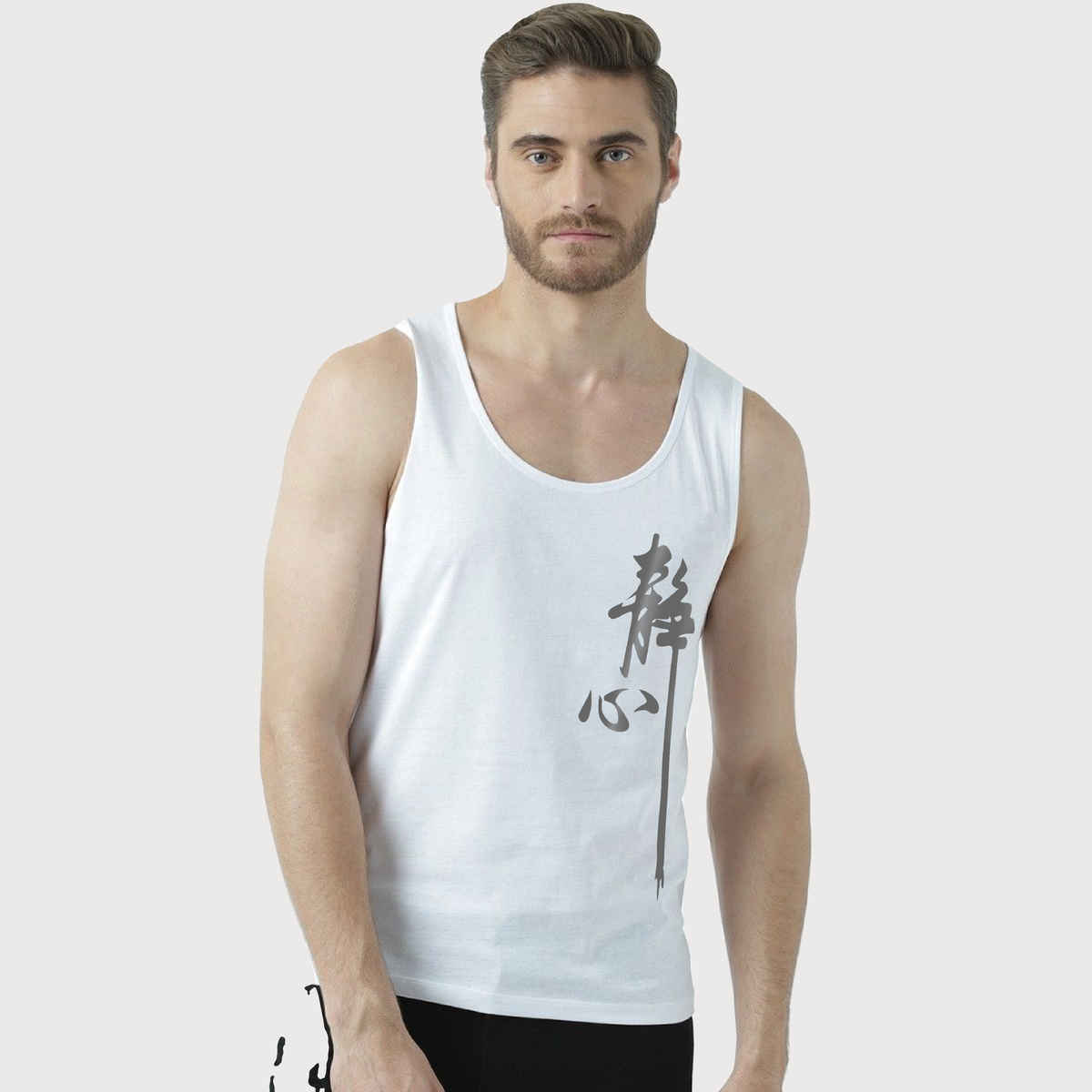 De Tees Men's Sleeveless T-shirt | White - XL