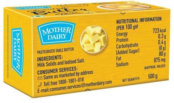 Mother Dairy Pasteurized Butter