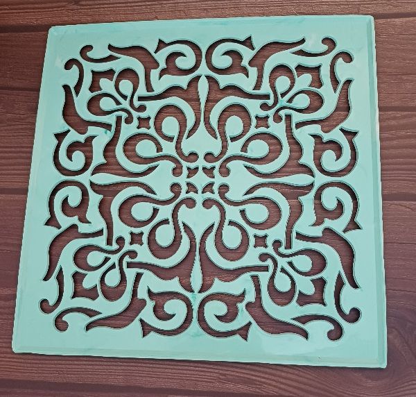 Gullak Plastic Stencil Square 12 in | Assorted Design