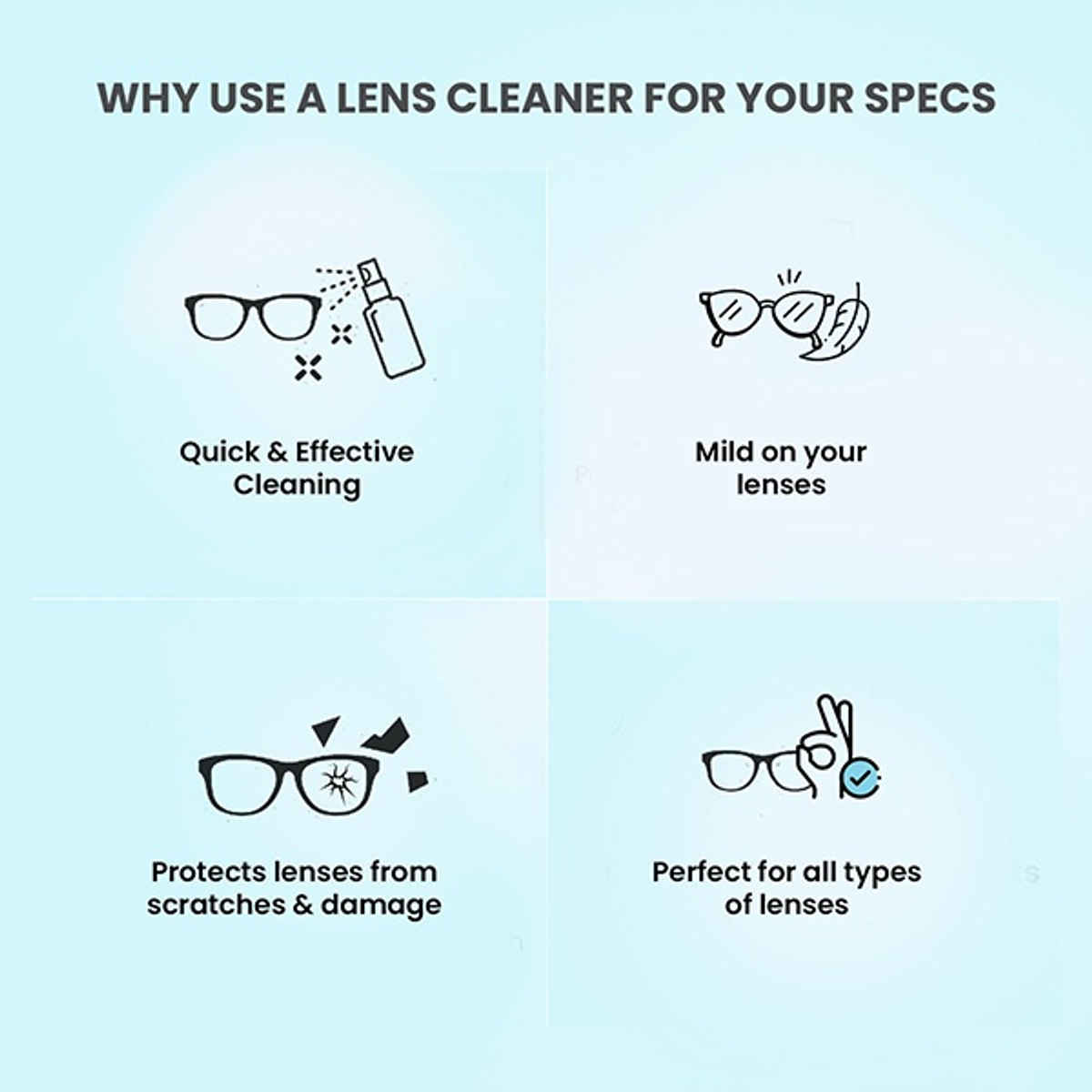 Aqualens Spectacle Lens Cleaner | 100 ml