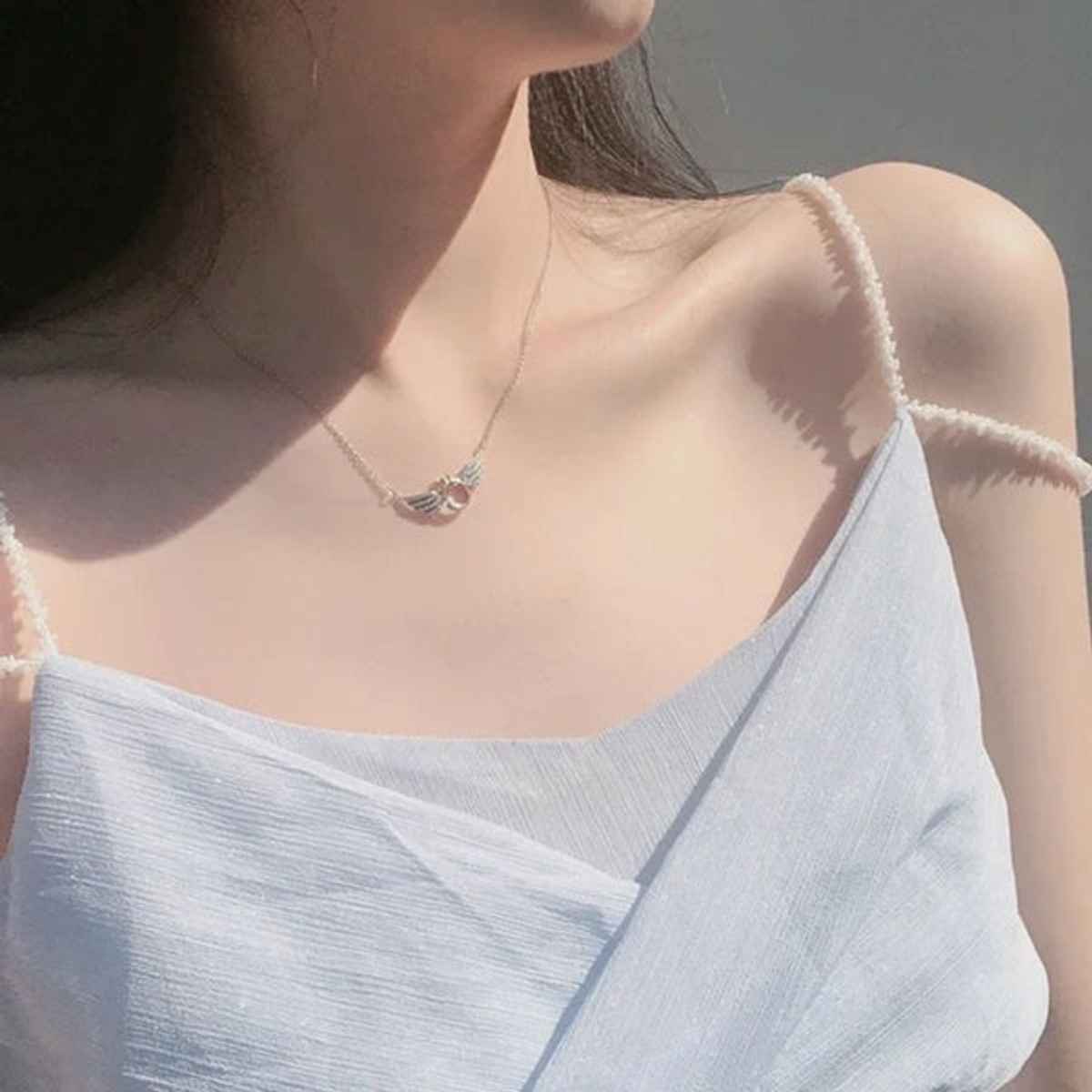 Estailo Fashion Women's Jewellery Necklace & Pendants Silver One Size | N0001044