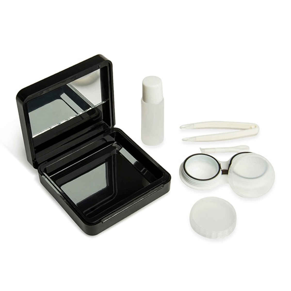 Aqualens Contact Lens Designer Case - Black | Square