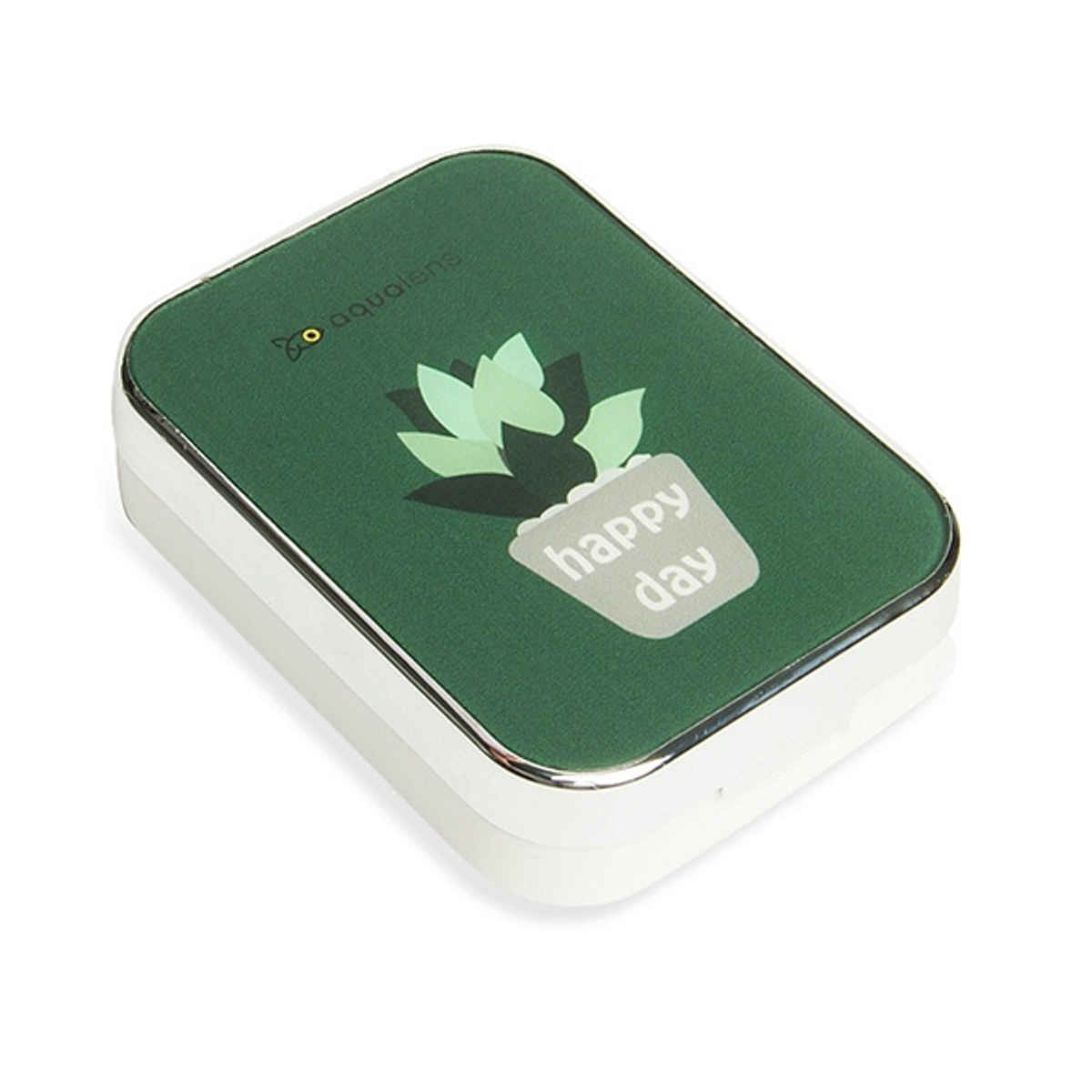Aqualens Contact Lens Designer Case - Happy Day | Rectangular