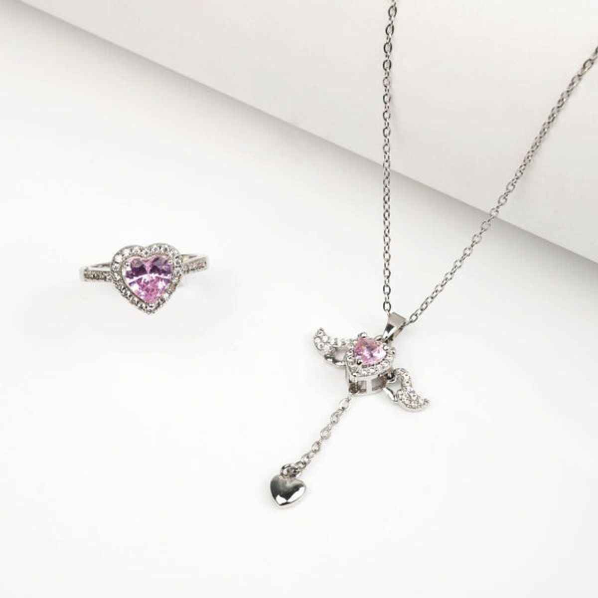 Estailo Fashion Women's Jewellery Gift Hampers | One Size Silver/Purple