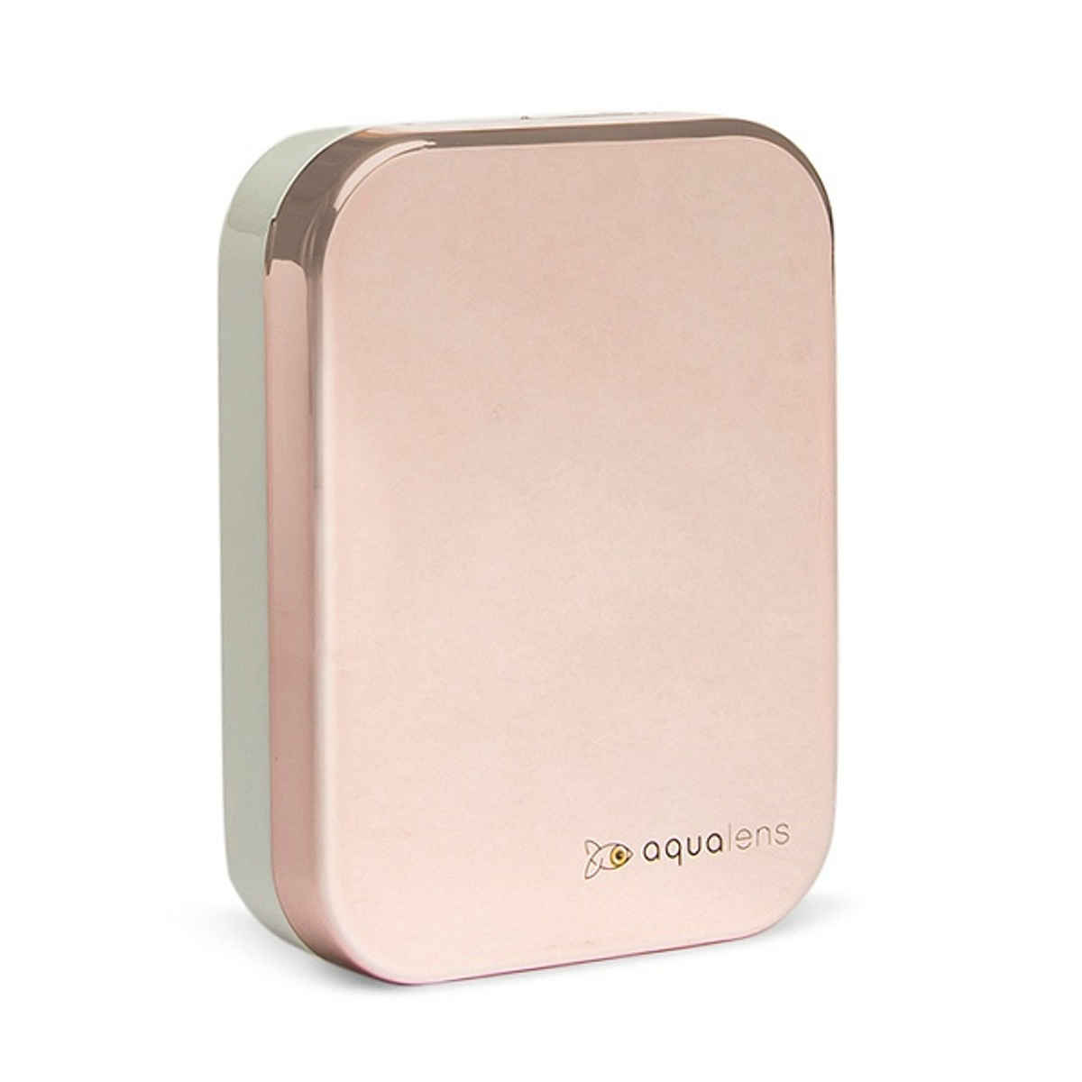 Aqualens Contact Lens Designer Case - Rose Gold | Rectangular