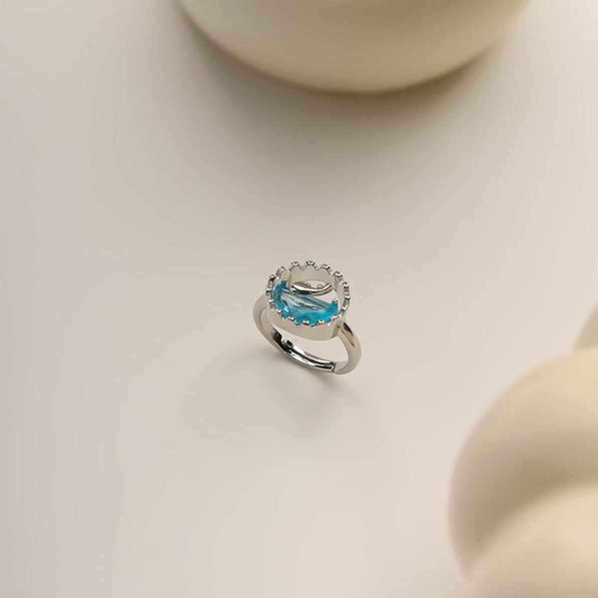 Estailo Fashion Women's Jewellery Rings Silver One Size | R0000441