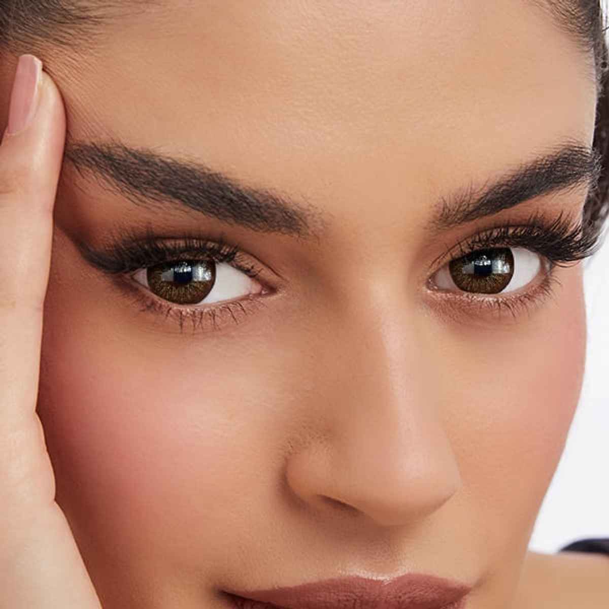 Aquacolor Daily Disposable Contact Lens- Dusky Brown (10 Lens/Box) | Zero Power