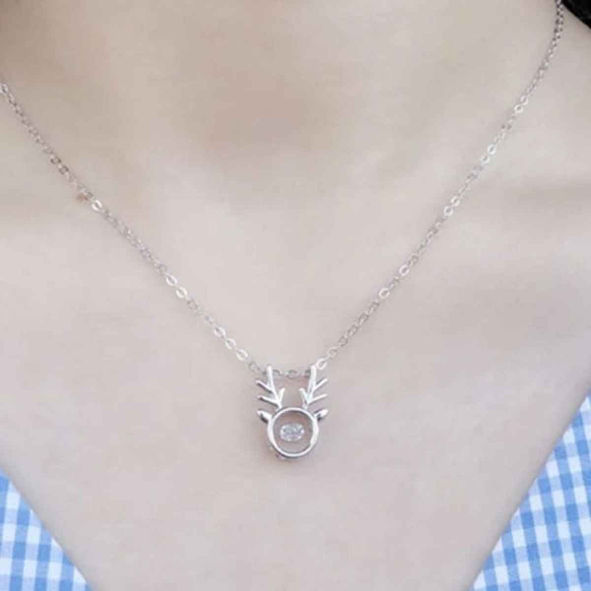 Estailo Fashion Women's Jewellery Necklace & Pendants Silver One Size | N0001671