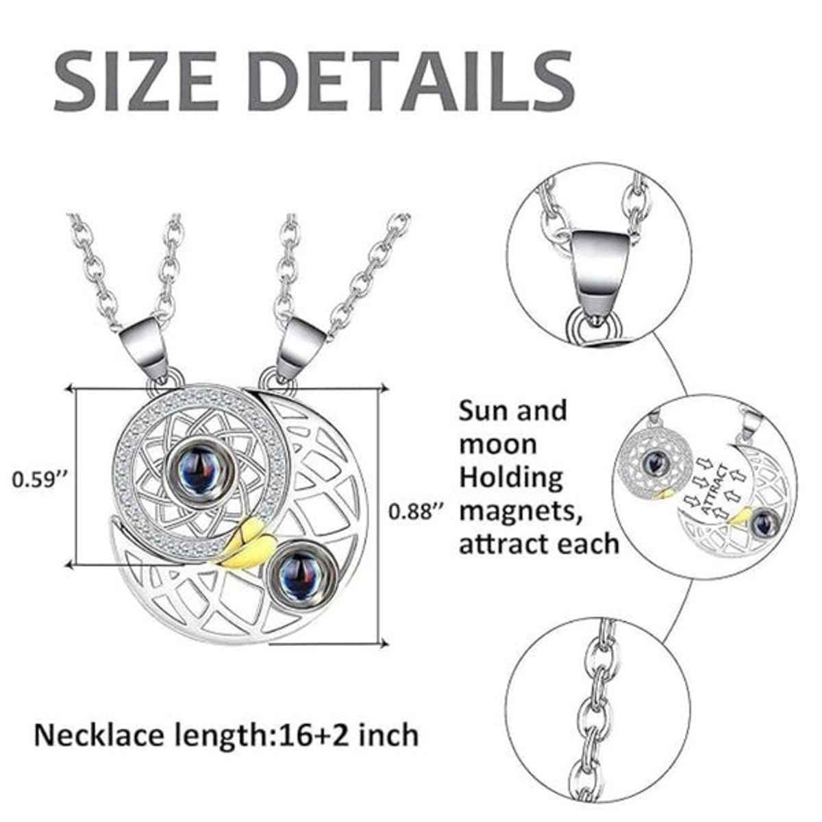 Estailo Fashion Women's Jewellery Necklace & Pendants Silver One Size | N0000180