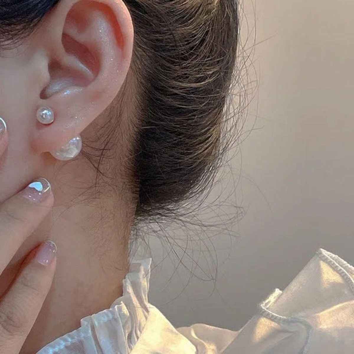 Estailo Fashion Women's Jewellery Earrings White One Size | E0001436