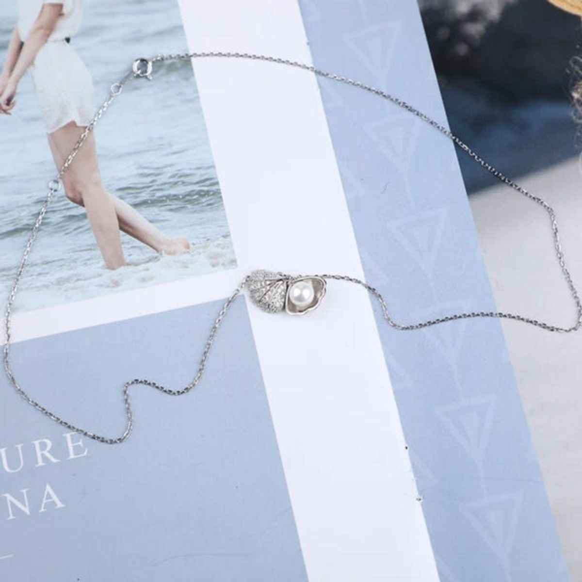 Estailo Fashion Women's Jewellery Necklace & Pendants Silver One Size | N0000396