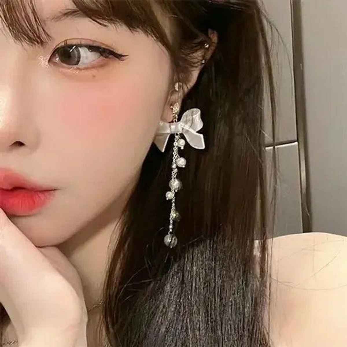 Estailo Fashion Women's Jewellery Earrings White One Size | E0001410