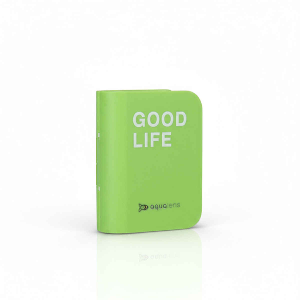 Aqualens Contact Lens Designer Case - Green | Rectangular