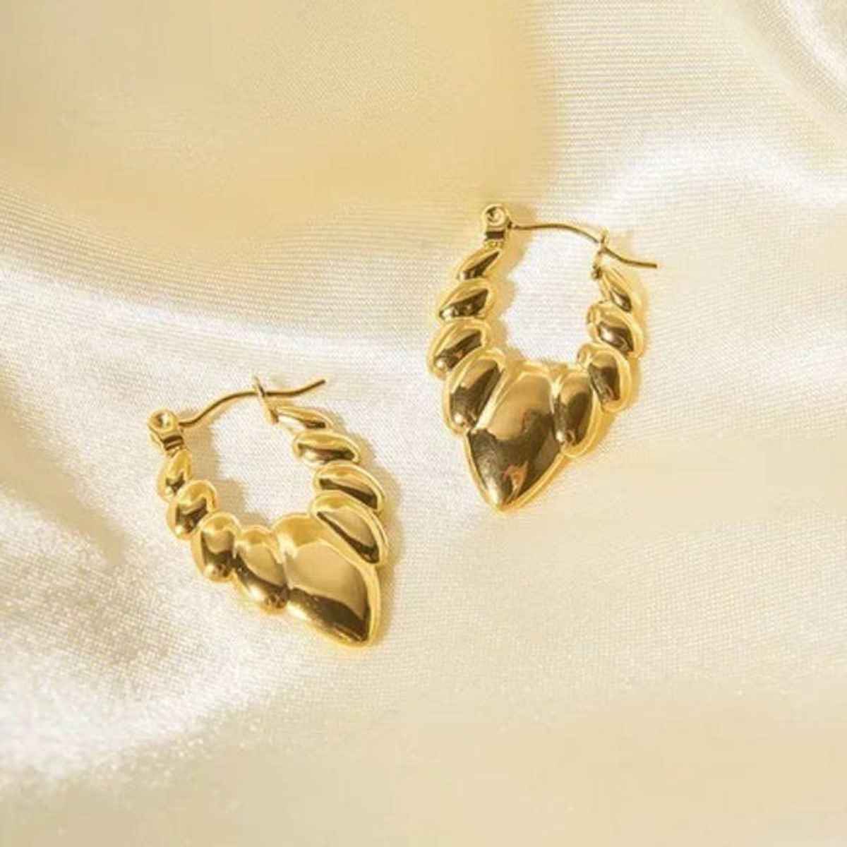 Estailo Fashion Women's Jewellery Earrings Gold One Size | E0001337