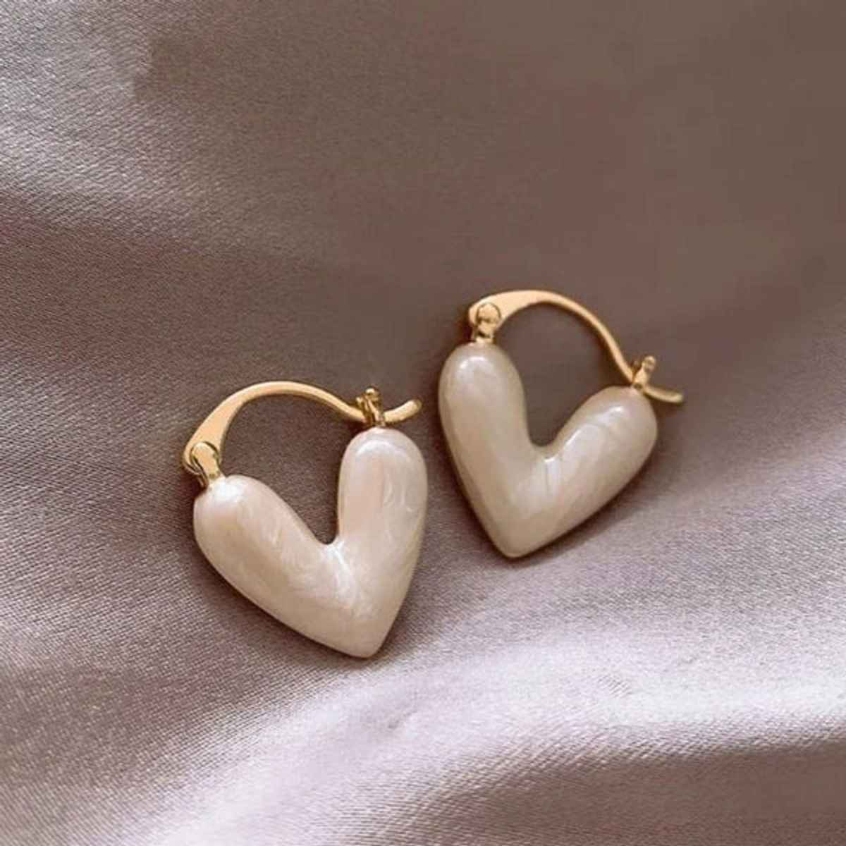 Estailo Fashion Women's Jewellery Earrings Of White One Size | E0000089