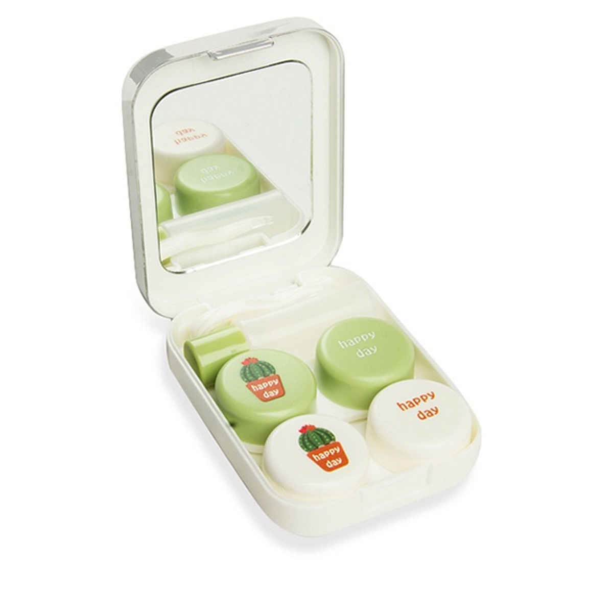 Aqualens Contact Lens Designer Case - Happy Day | Rectangular