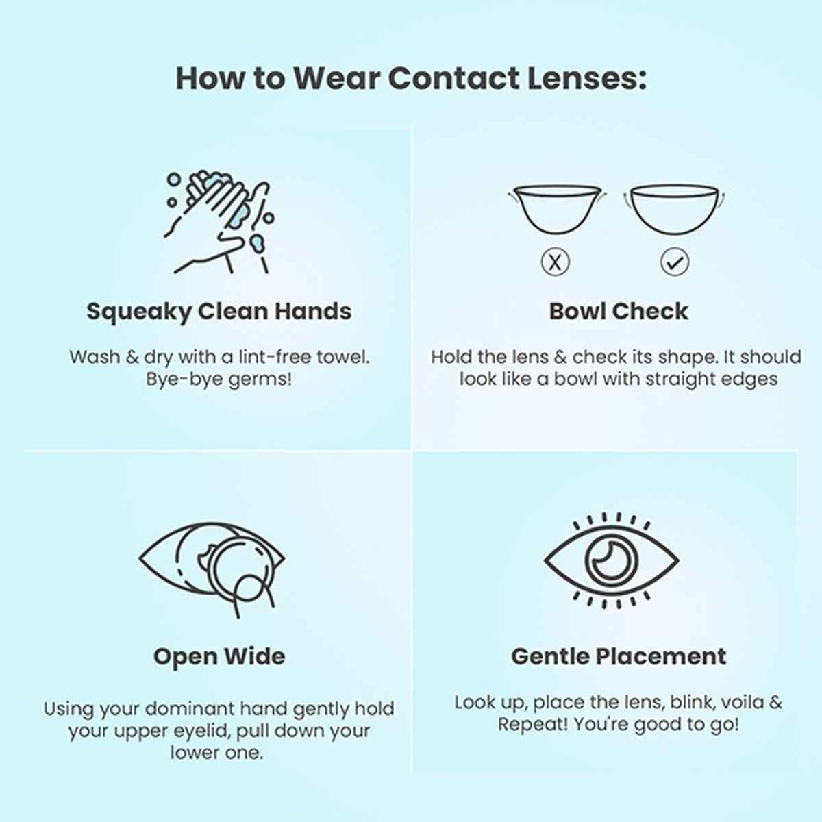 Aqualens Daily Disposable with -4.00 Power Contact Lens