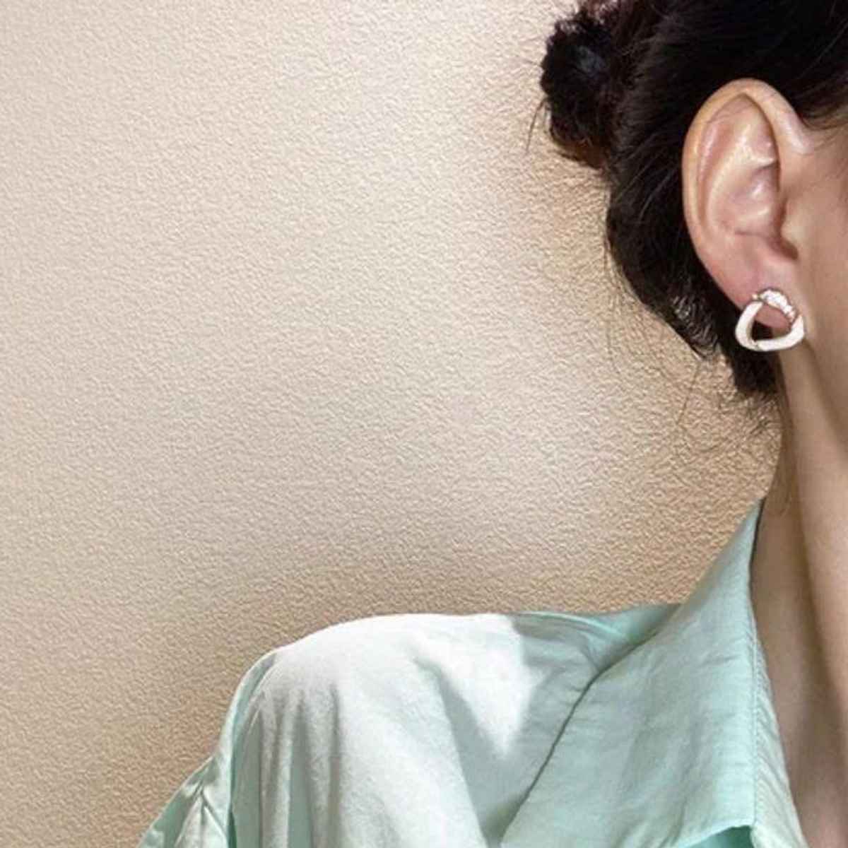 Estailo Fashion Women's Jewellery Earrings Gold White | One Size