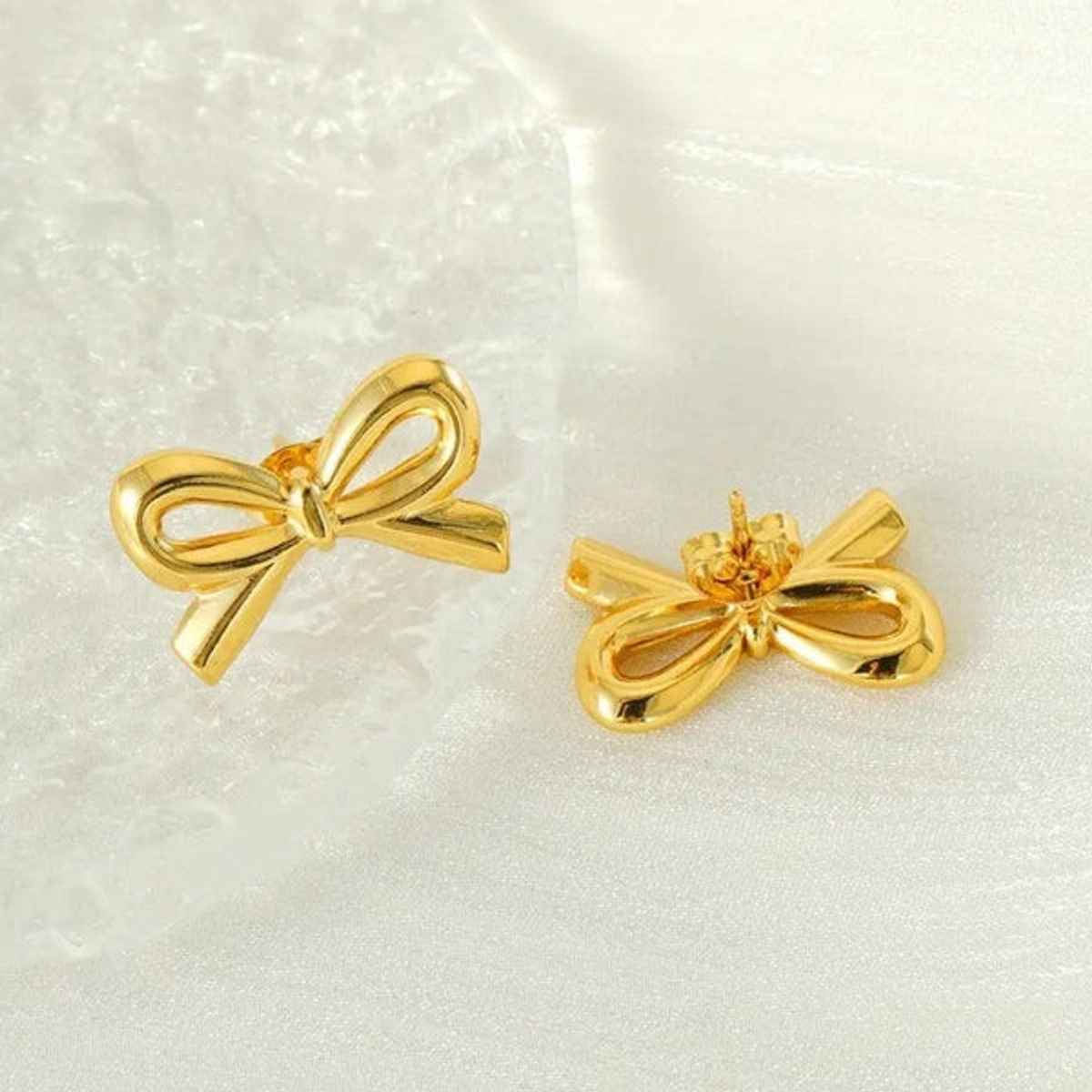 Estailo Fashion Women's Jewellery Earrings Gold One Size| E0000022