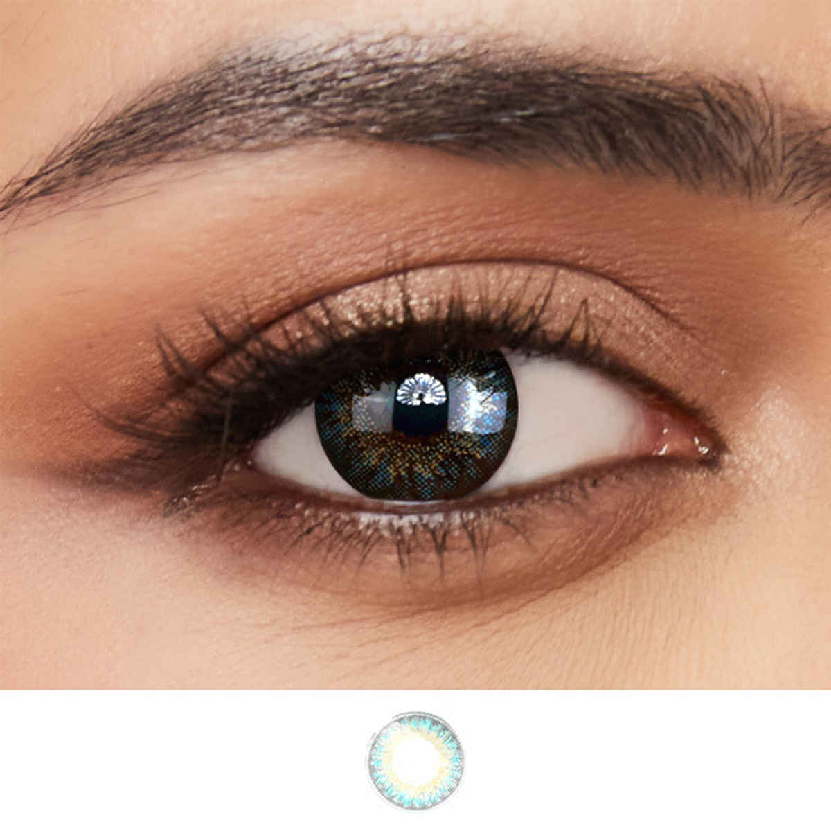 Aquacolor Candy Pack with Zero Power Daily Disposable Lens Tricky Turquoise