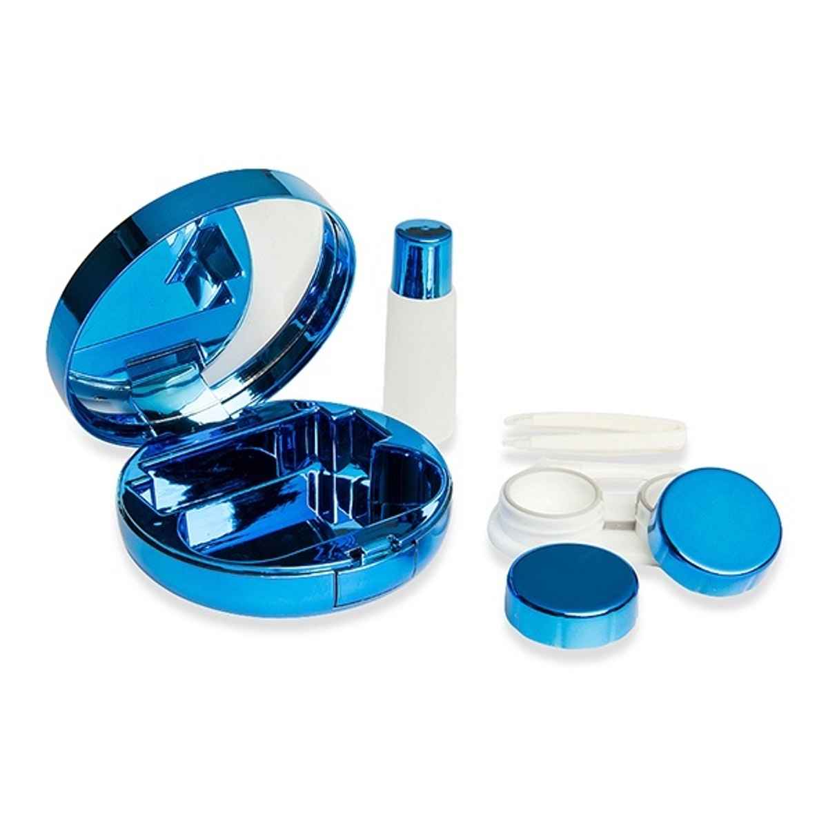 Aqualens Contact Lens Designer Case - Blue Mix | Circular