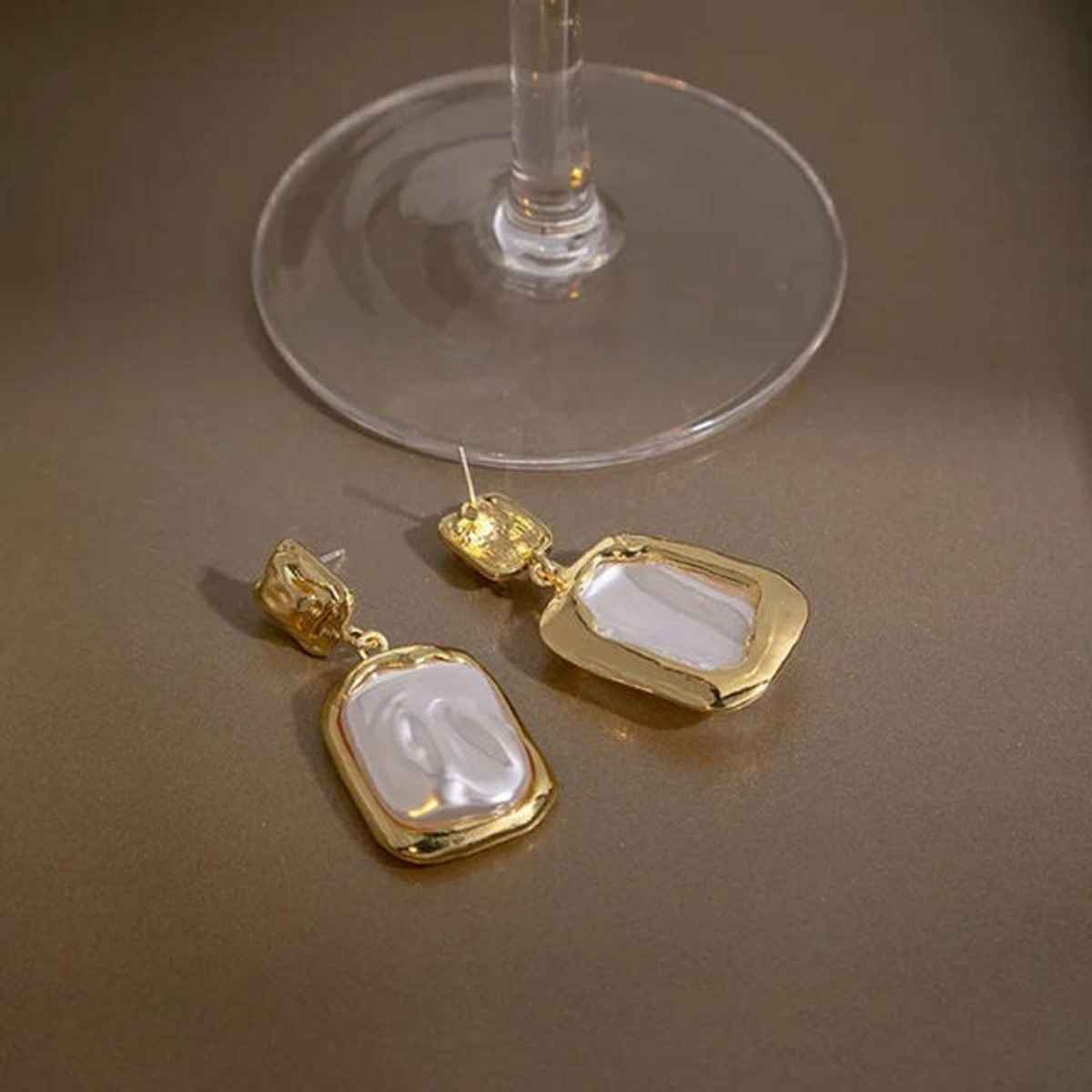 Estailo Fashion Women's Jewellery Earrings Gold One Size | E0001519