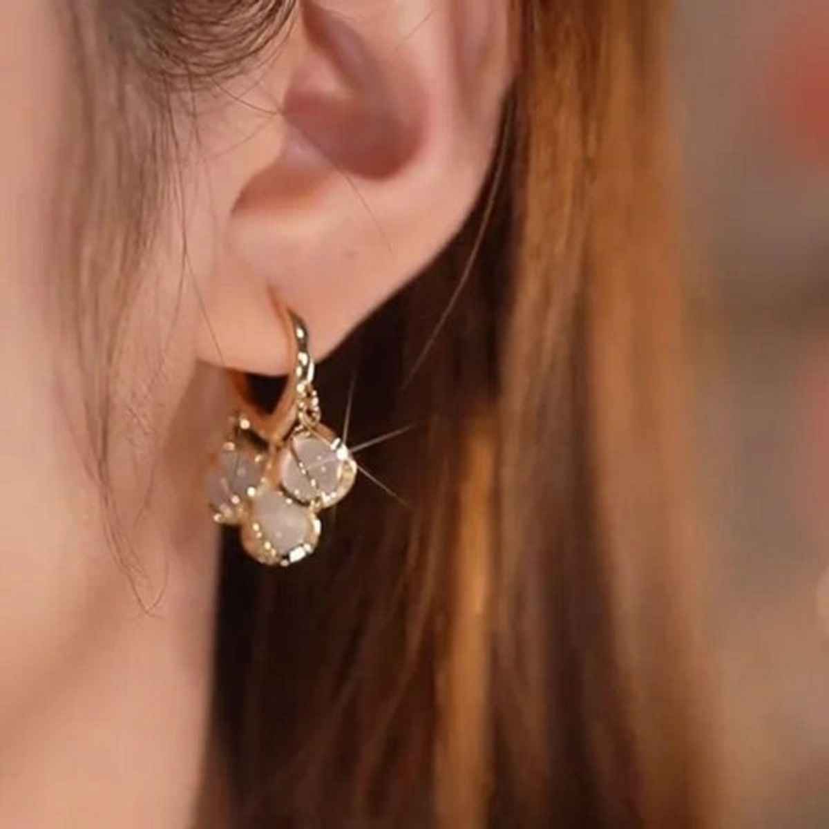 Estailo Fashion Women's Jewellery Earrings Gold One Size | E0001440