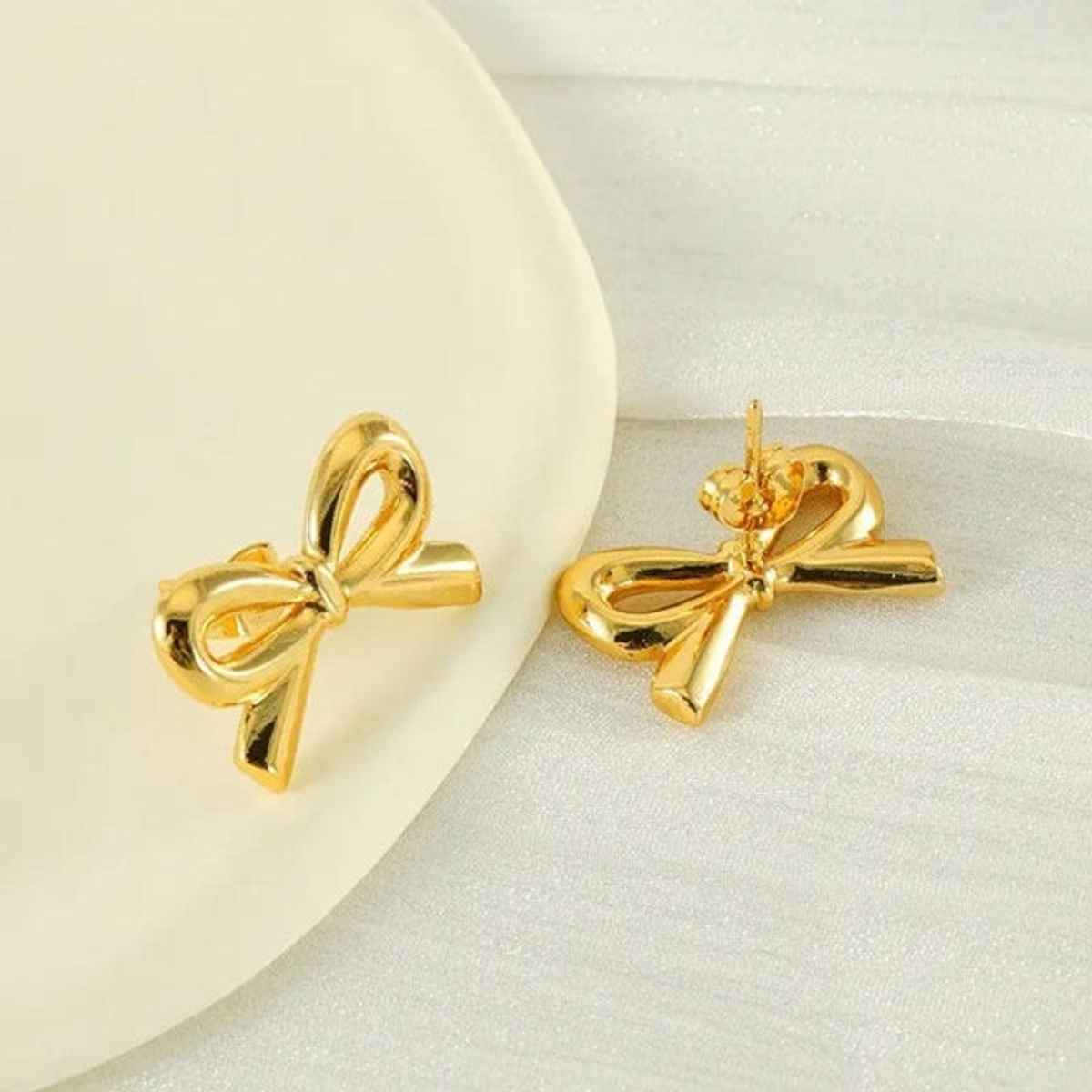 Estailo Fashion Women's Jewellery Earrings Gold One Size| E0000022