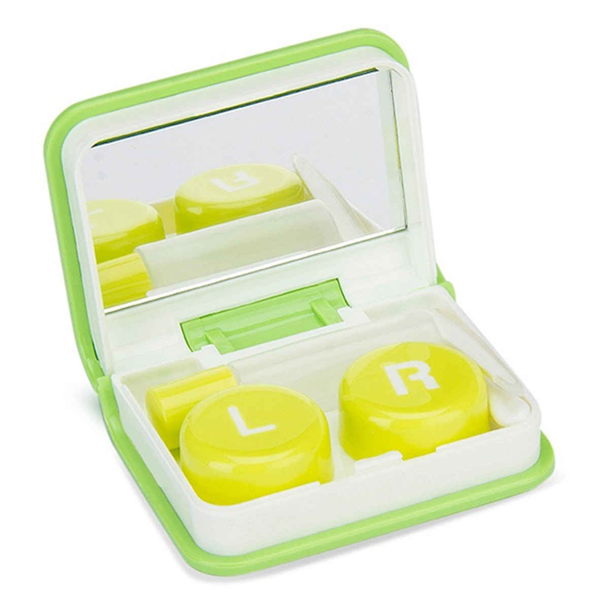 Aqualens Contact Lens Designer Case - Green | Rectangular