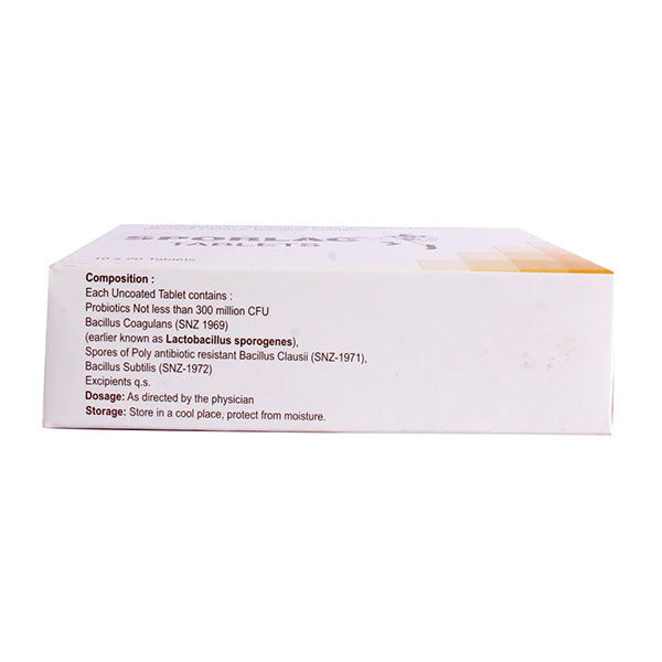 Sporlac with Probiotics Tablet