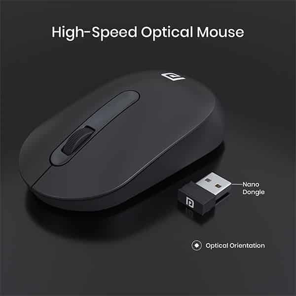 Portronics Toad 13 (POR1381) Wireless Mouse - Black
