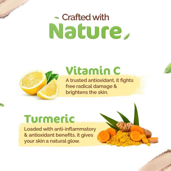 Mamaearth Glow Oil Control Compact Spf 30 With Vitamin C & Turmeric Instant Glow - (Ivory Glow)