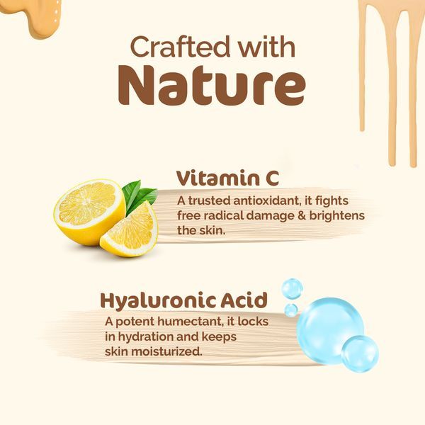 Mamaearth Hydra-Glow Cc Serum With Vitamin C & Hyaluronic Acid - 01 Vanilla