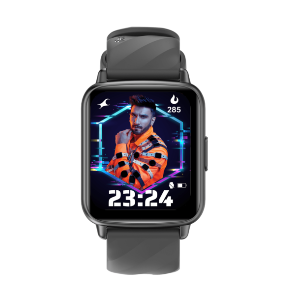 Fastrack Volt S1 1.8 inch UltraVU display, Bluetooth Calling, Smartwatch (Black)