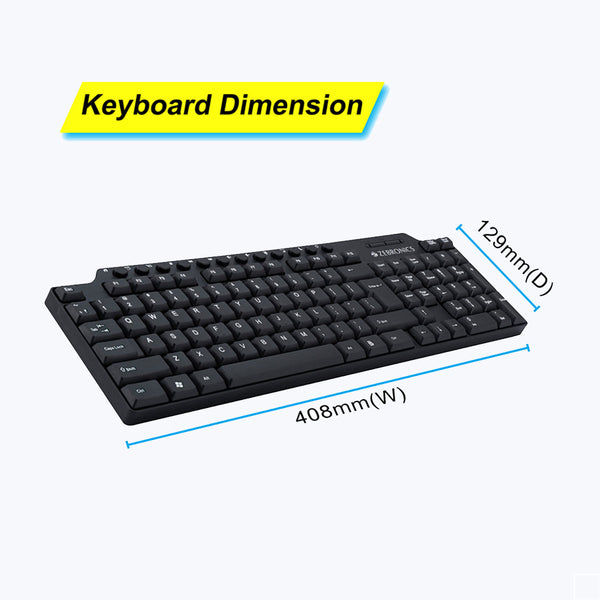 Zebronics Zeb-KM2100 Multimedia USB Keyboard
