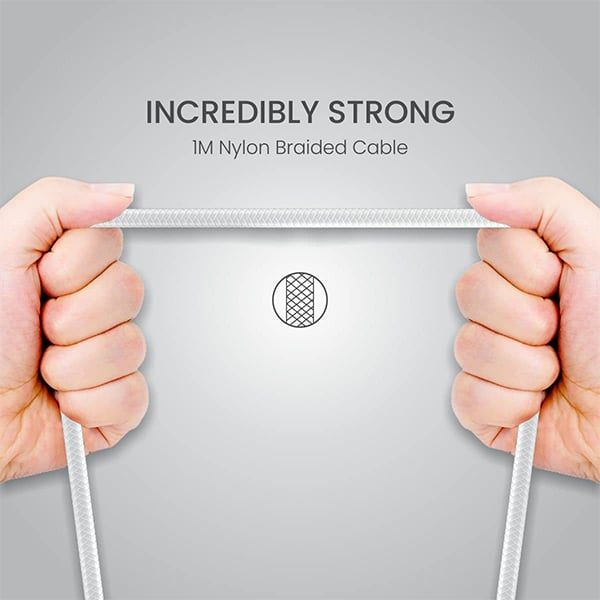 Portronics Konnect B+ Type A To 8 Pin Lightning Cable - 1 m