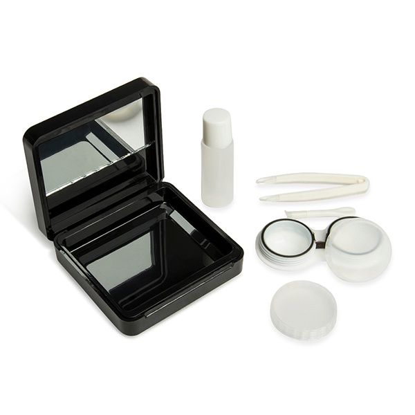 Aqualens Black K1829 Contact Lens Designer Case