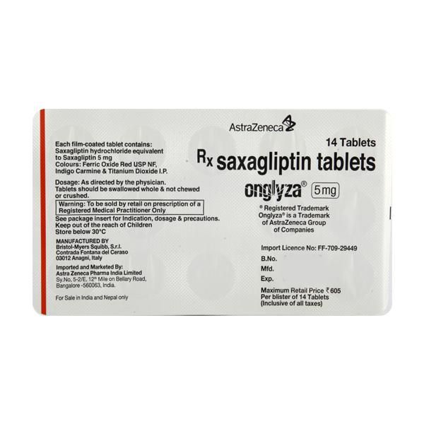 Onglyza 5Mg Tablets