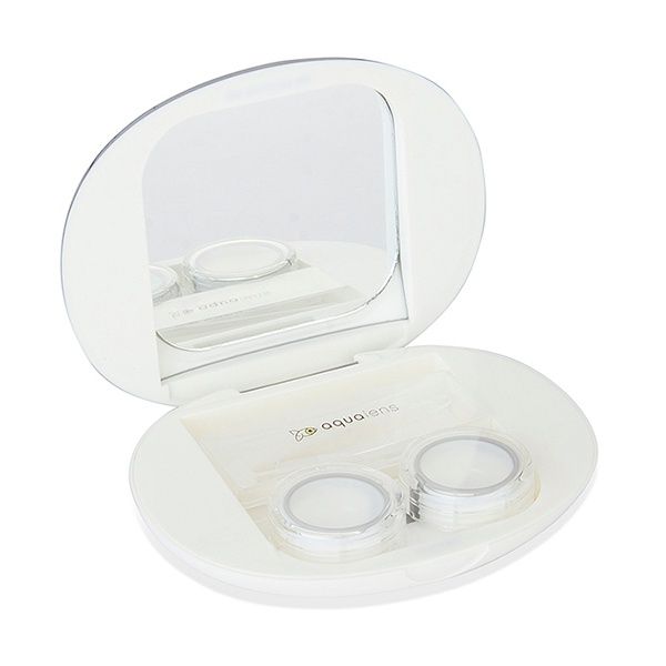 Aqualens White K1902 Contact Lens Designer Case