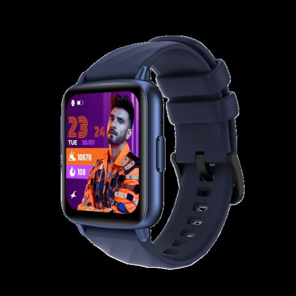 Fastrack Volt S1 1.8 inch UltraVU display, Bluetooth Calling, Smartwatch (Blue)
