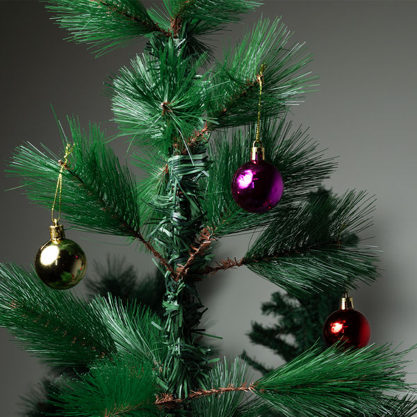 Gullak 4 cm - 6 pcs Metallic Opp Ball Multicolour