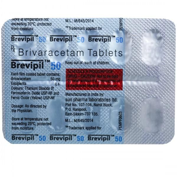 Brevipil 50 Tablets