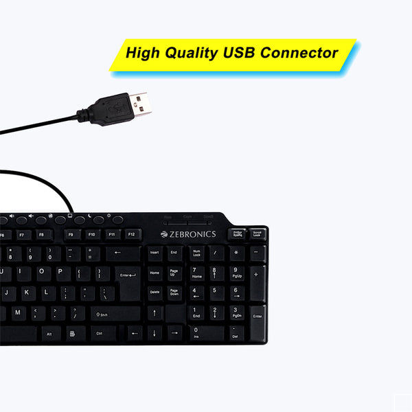 Zebronics Zeb-KM2100 Multimedia USB Keyboard
