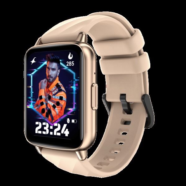 Fastrack Volt S1 1.8 inch UltraVU display, Bluetooth Calling, Smartwatch (Beige)