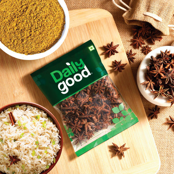 Daily Good Star Anise / Chakri Phool(50gms) & Daily Good Bay Leaf / Tejpatta(50gms) Combo
