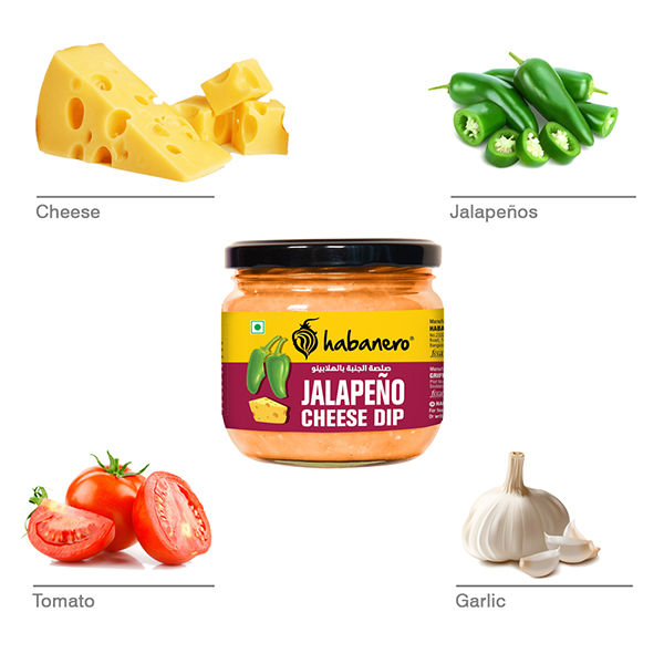 Habanero Jalapeno Cheese Dip(300gms) & Doritos Nacho Chips - Cheese Flavour(153gms) Combo