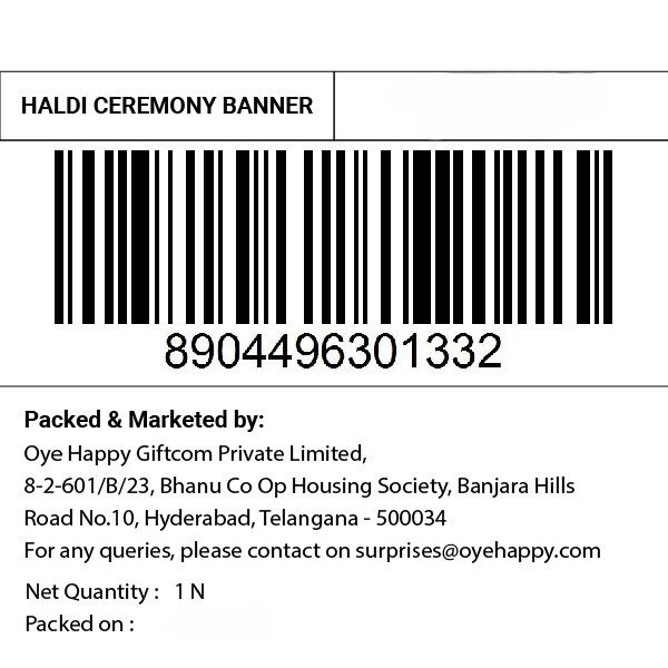 Propcon Haldi Ceremony Banner