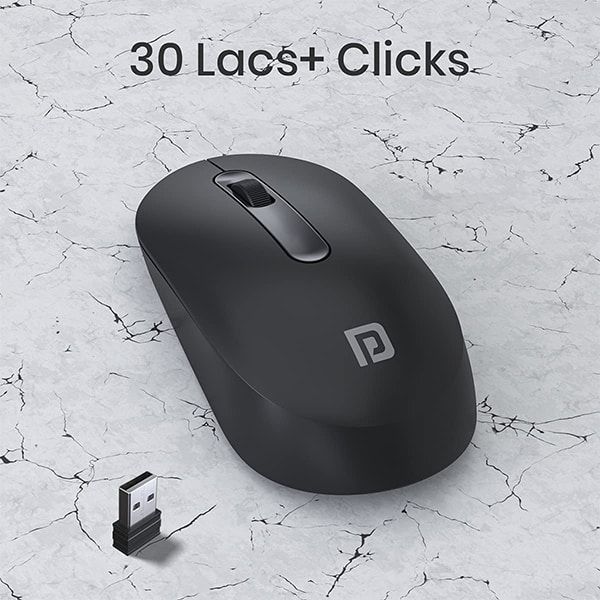 Portronics Toad 13 (POR1381) Wireless Mouse - Black