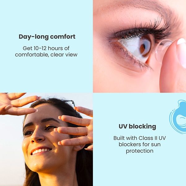 Aqualens Daily Disposable Contact Lenses (10 Lens/Box) (-2.25)